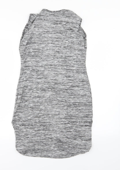 Womens UK Size M Style plus Grey Basic Tank