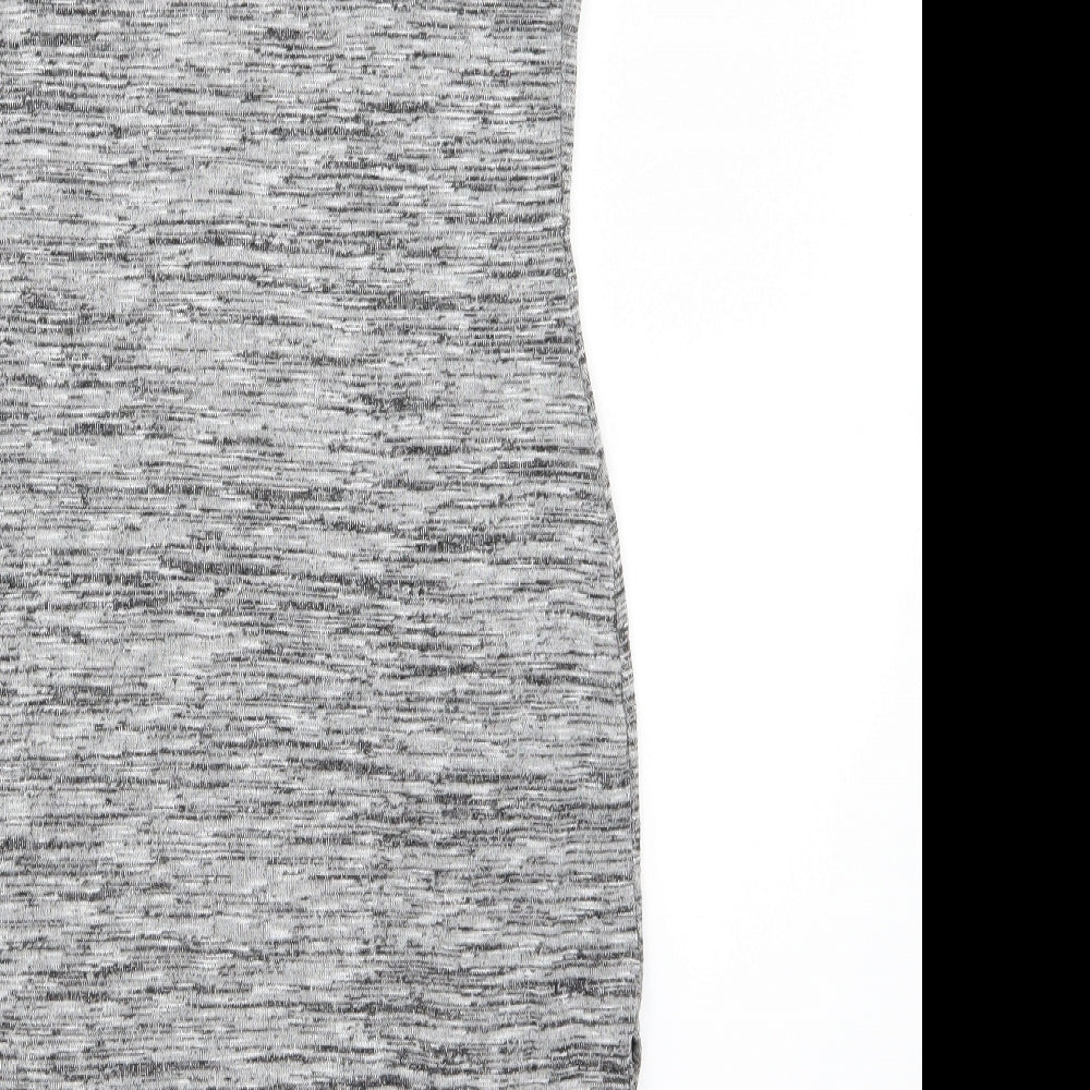 Womens UK Size M Style plus Grey Basic Tank