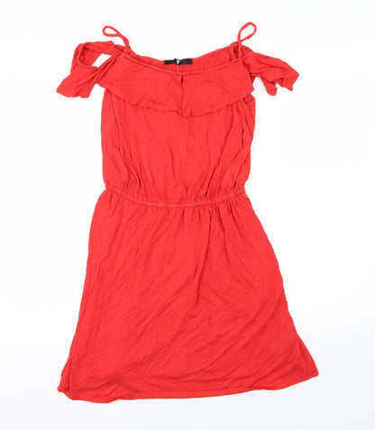 Very Womens Red  Jersey A-Line  Size 12