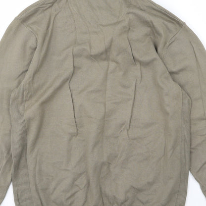 NEXT Mens Green  Knit Pullover Jumper Size M