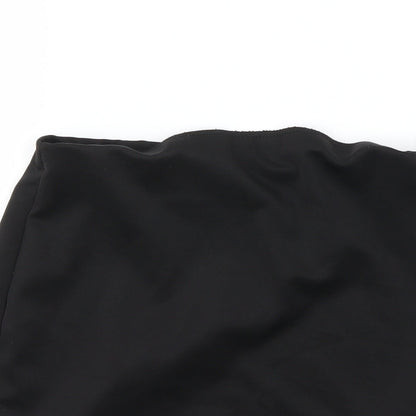 Missguided Womens Black   A-Line Skirt Size 12