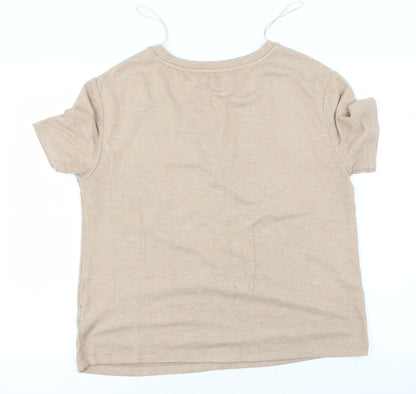 Marks & Spencer Womens Beige   Pullover Jumper Size M