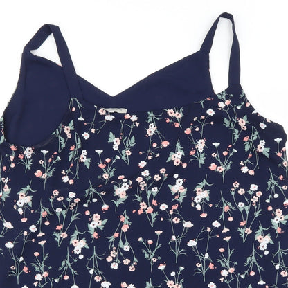 Nutmeg Womens Blue   Basic Blouse Size 14