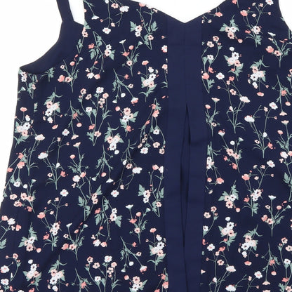 Nutmeg Womens Blue   Basic Blouse Size 14