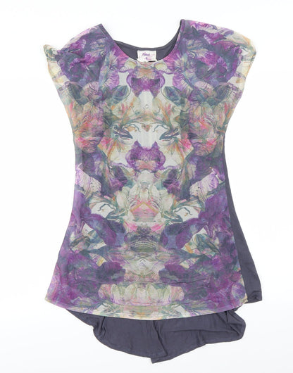 Womens UK Size 8 NEXT Grey Basic T-Shirt