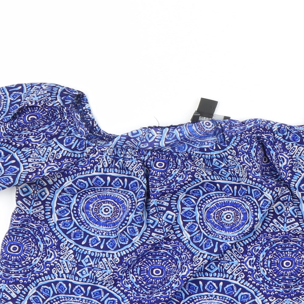 Primark Womens Blue   Basic Blouse Size 6