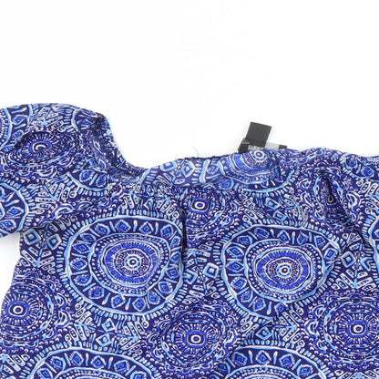 Primark Womens Blue   Basic Blouse Size 6
