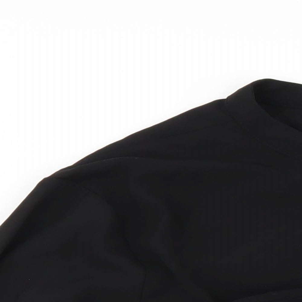 Womens UK Size 20 Dorothy Perkins Black Basic Button-Up