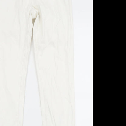 Promod Womens White  Denim Skinny Jeans Size 32 in L31 in
