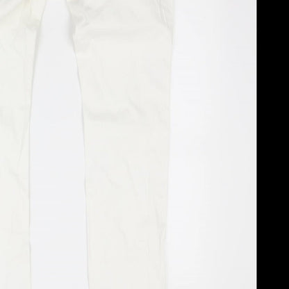 Promod Womens White  Denim Skinny Jeans Size 32 in L31 in