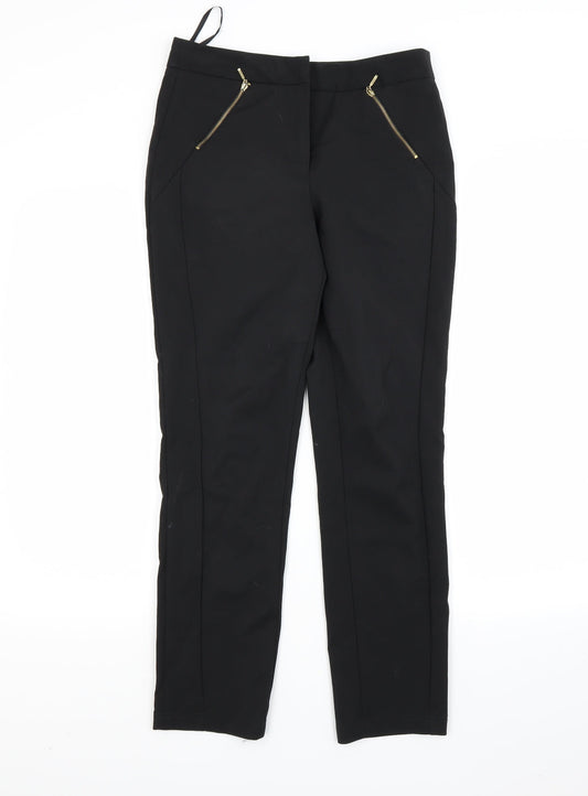 Womens UK Size 8 Atmosphere Regular Fit  Black Trousers