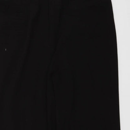 Womens UK Size 16 Preworn Regular Fit  Black Trousers
