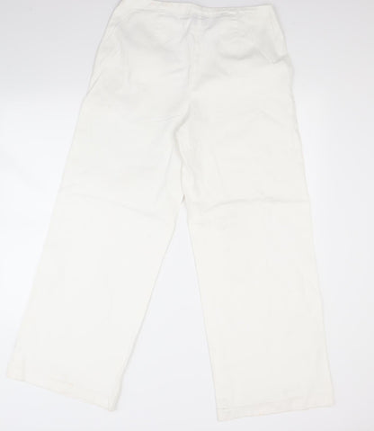 Bianca Womens White   Trousers  Size 14 L28 in