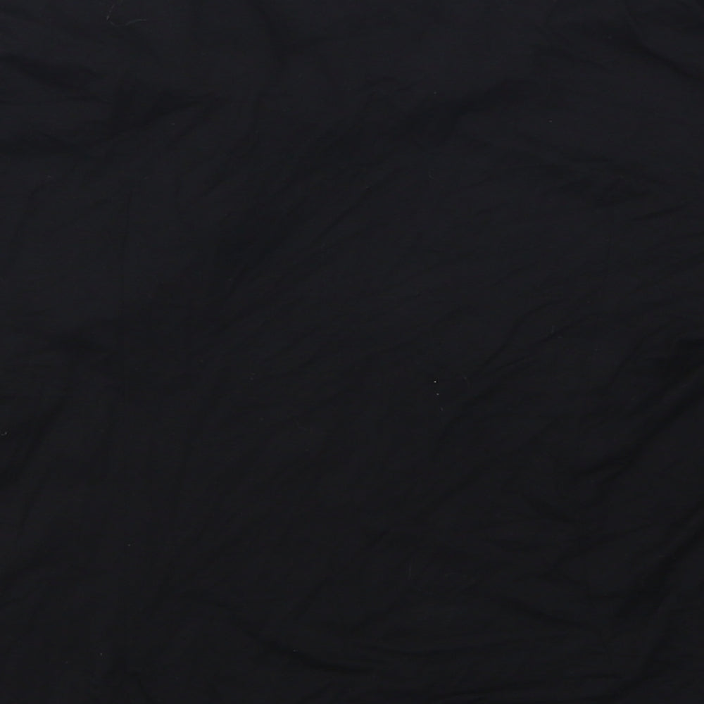 Womens UK Size 16 BHS Black Basic T-Shirt