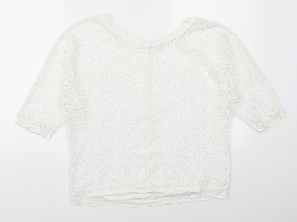 Roman Womens White   Pullover Jumper Size 12