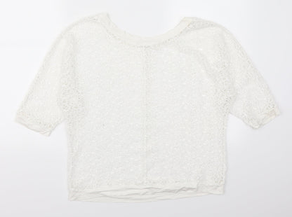Roman Womens White   Pullover Jumper Size 12