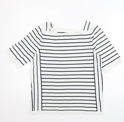Womens UK Size 12 NEXT White Basic Blouse