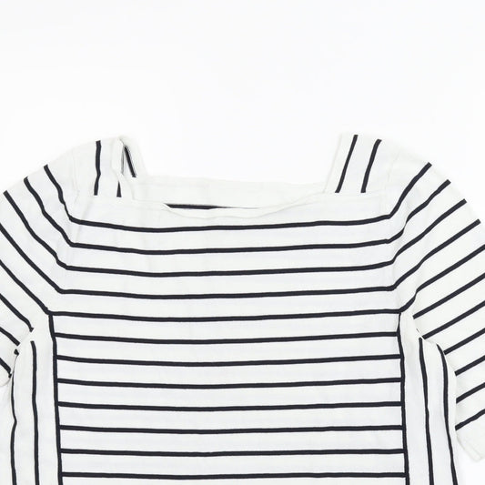 Womens UK Size 12 NEXT White Basic Blouse