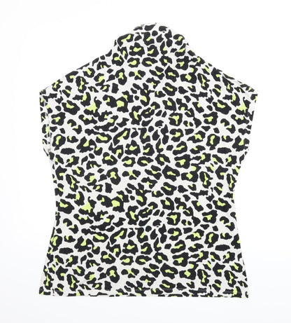 Womens UK Size 14 NEXT Multicoloured Basic Blouse