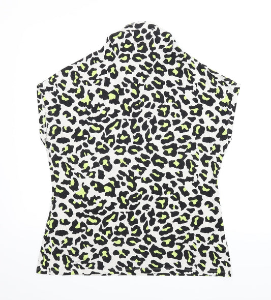 Womens UK Size 14 NEXT Multicoloured Basic Blouse