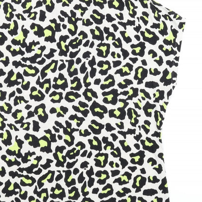 Womens UK Size 14 NEXT Multicoloured Basic Blouse