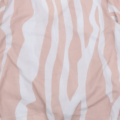 Womens UK Size M Preworn Pink Basic Blouse