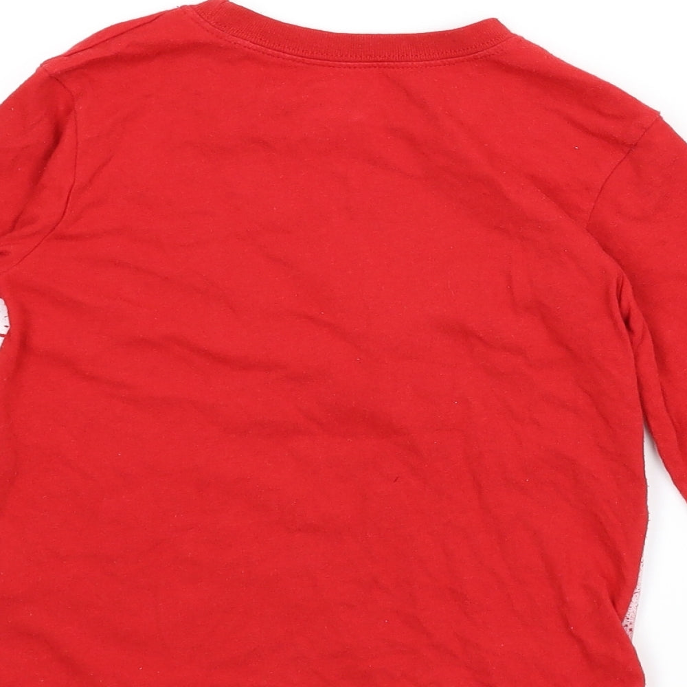 Garanimals Boys Red   Basic T-Shirt Size 5 Years