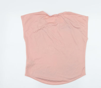 H&M Girls Pink  Jersey Pullover T-Shirt Size 10 Years  - Get Ready