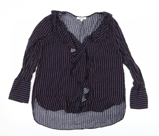 Womens UK Size S Sweewe Blue Basic Blouse