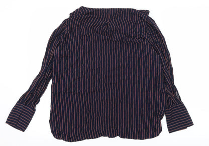 Womens UK Size S Sweewe Blue Basic Blouse