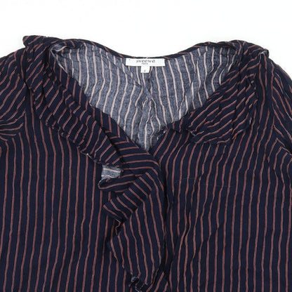 Womens UK Size S Sweewe Blue Basic Blouse
