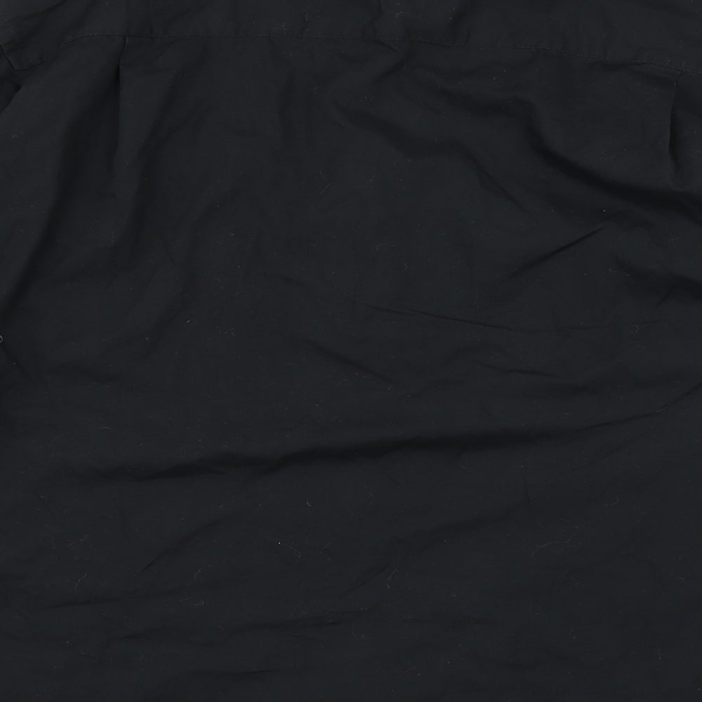 River Island Mens Black    Button-Up Size 15.5