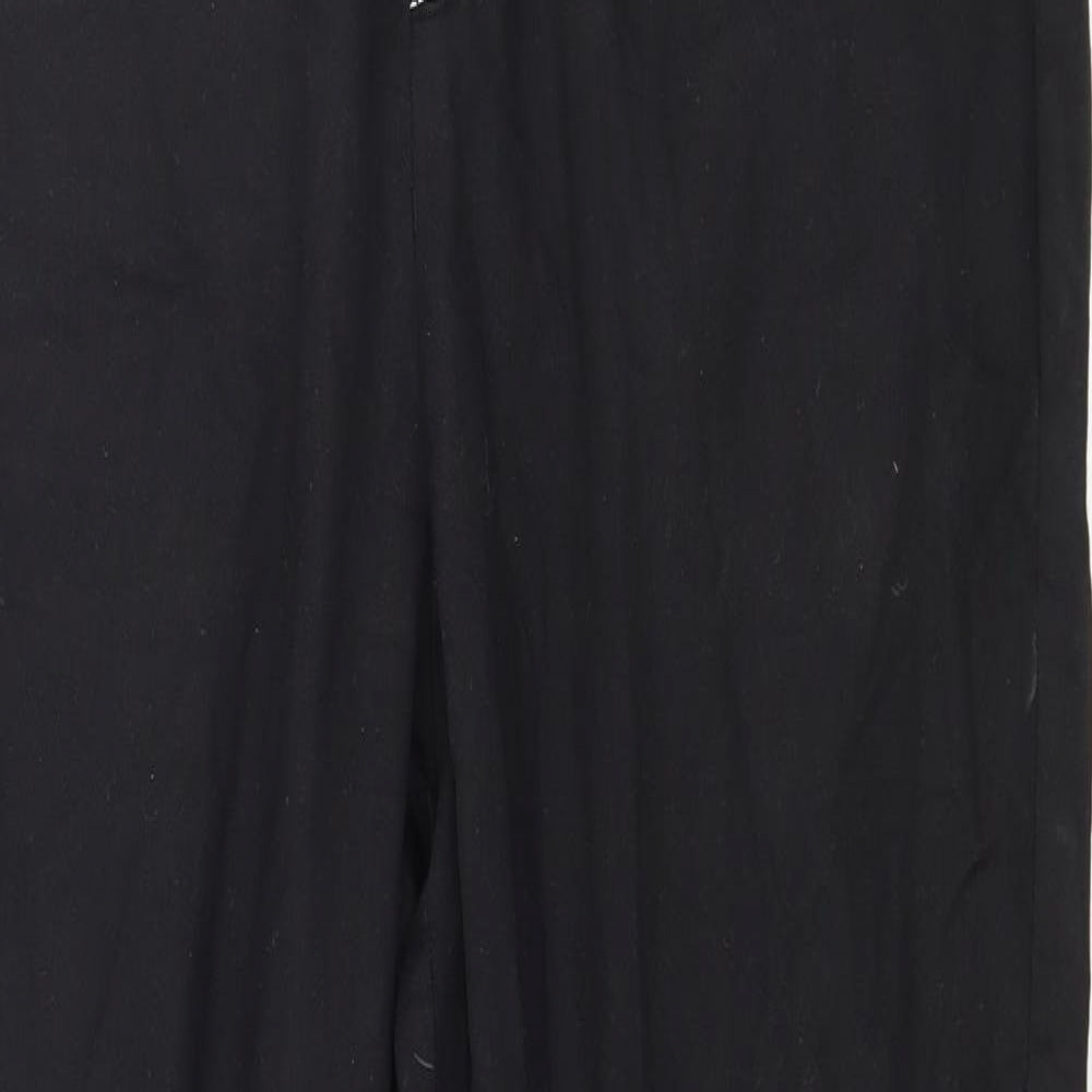 Womens UK Size 6 PRETTYLITTLETHING Regular Fit  Black Trousers