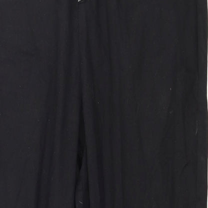 Womens UK Size 6 PRETTYLITTLETHING Regular Fit  Black Trousers