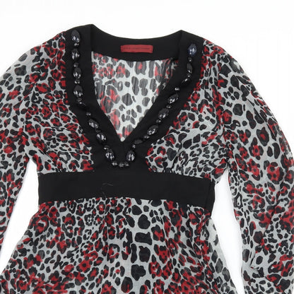 Womens UK Size 8 John Richmond Multicoloured Basic Blouse