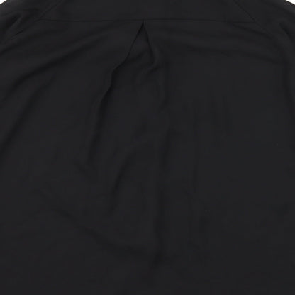 Womens UK Size 10 Zanzea Black Basic Blouse