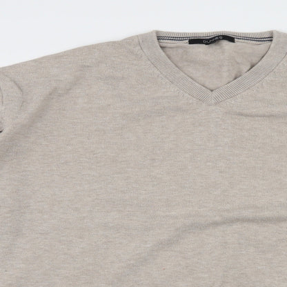 Dunnes Mens Ivory  Knit Pullover Jumper Size 2XL