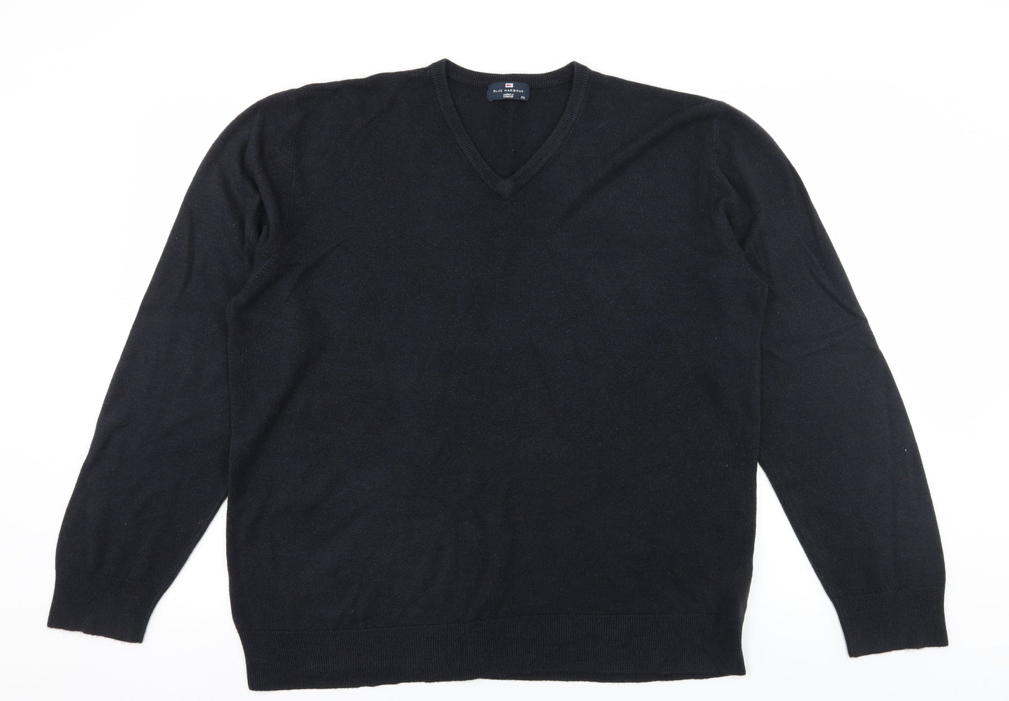 Blue Harbour Mens Blue  Knit Pullover Jumper Size 2XL