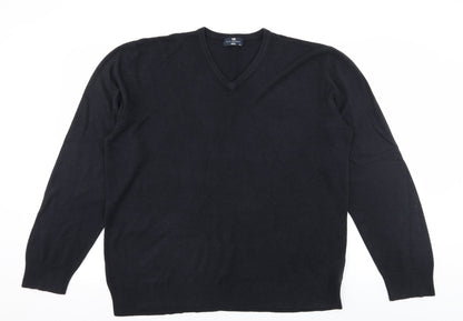 Blue Harbour Mens Blue  Knit Pullover Jumper Size 2XL