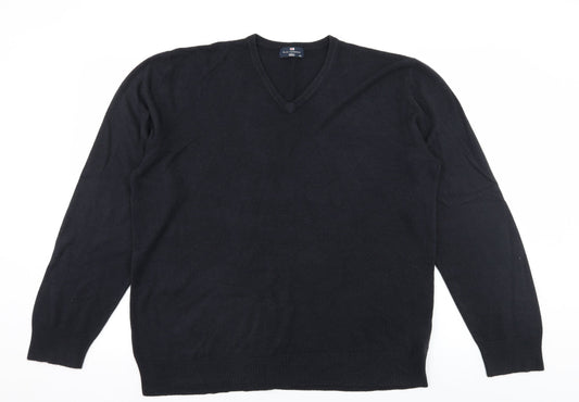 Blue Harbour Mens Blue  Knit Pullover Jumper Size 2XL