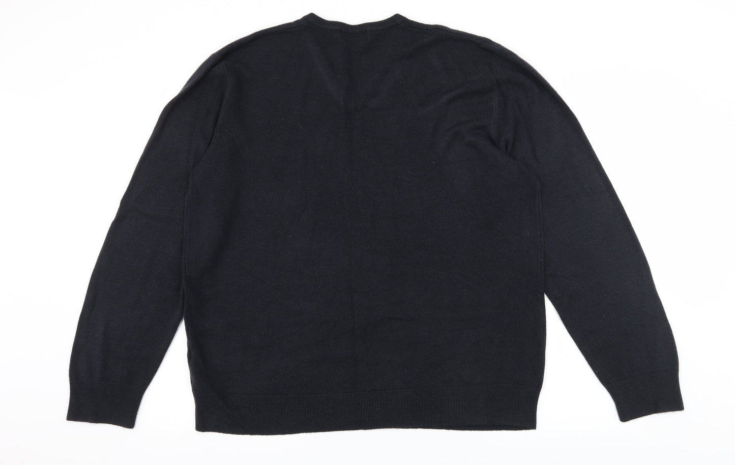 Blue Harbour Mens Blue  Knit Pullover Jumper Size 2XL