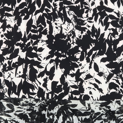George Simonton Womens Black Floral  Flare Skirt Size M