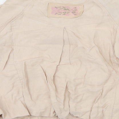 Womens UK Size 12 River Island Ivory Jacket