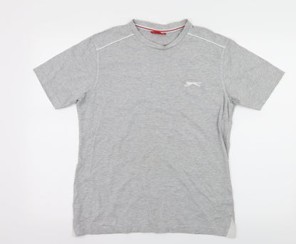 Slazenger Mens Grey  Jersey  T-Shirt Size XS