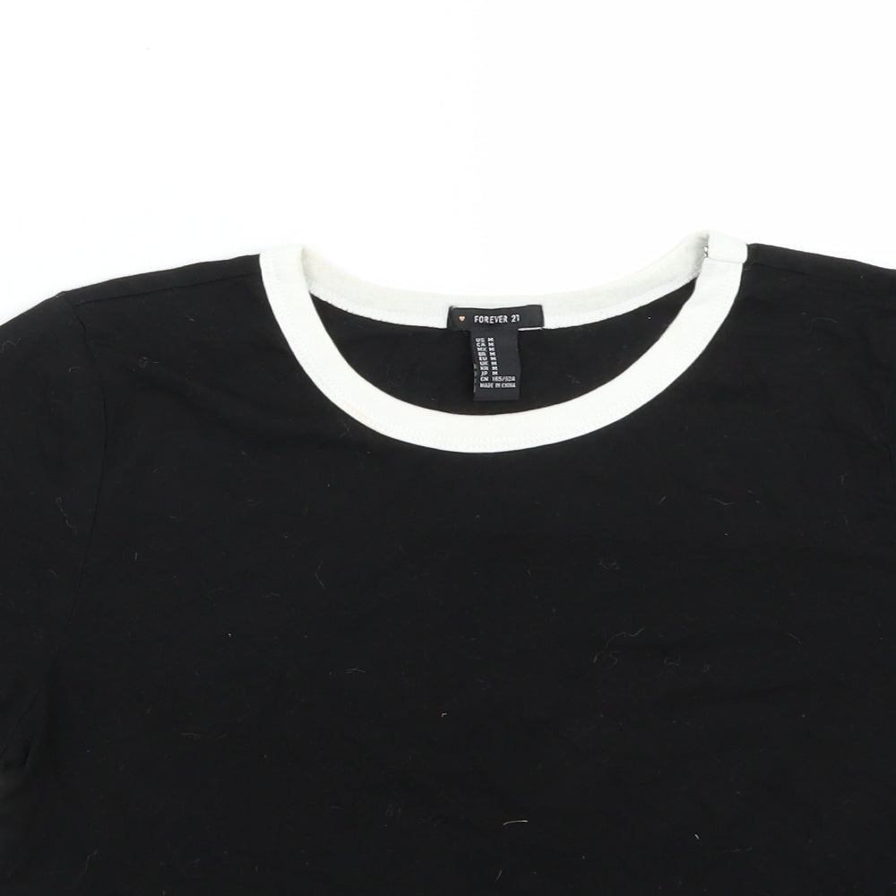 FOREVER 21 Womens Black   Basic T-Shirt Size M