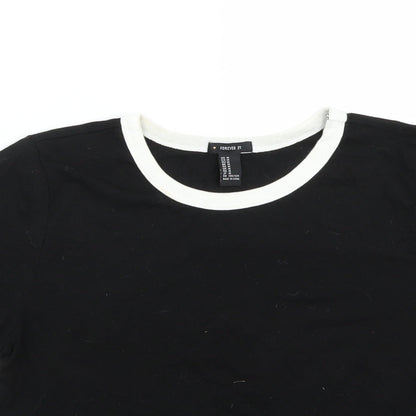 FOREVER 21 Womens Black   Basic T-Shirt Size M