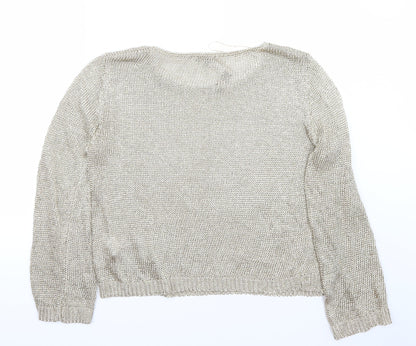 Limited Edition Womens Gold   Pullover Jumper Size 18