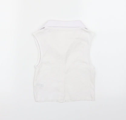 Primark Womens White   Basic Button-Up Size XS