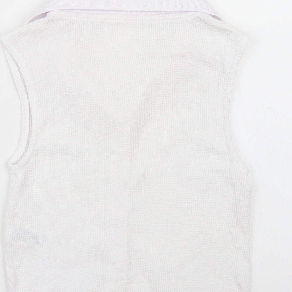 Primark Womens White   Basic Button-Up Size XS