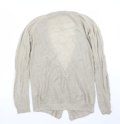 Bikbok Womens Beige   Cardigan Jumper Size S
